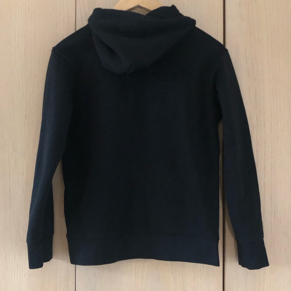 Jordan Jumpman + Nike Iridescent Logo Black Pullover Hoodie Big Boys L 12-13 Yrs - Picture 2 of 10